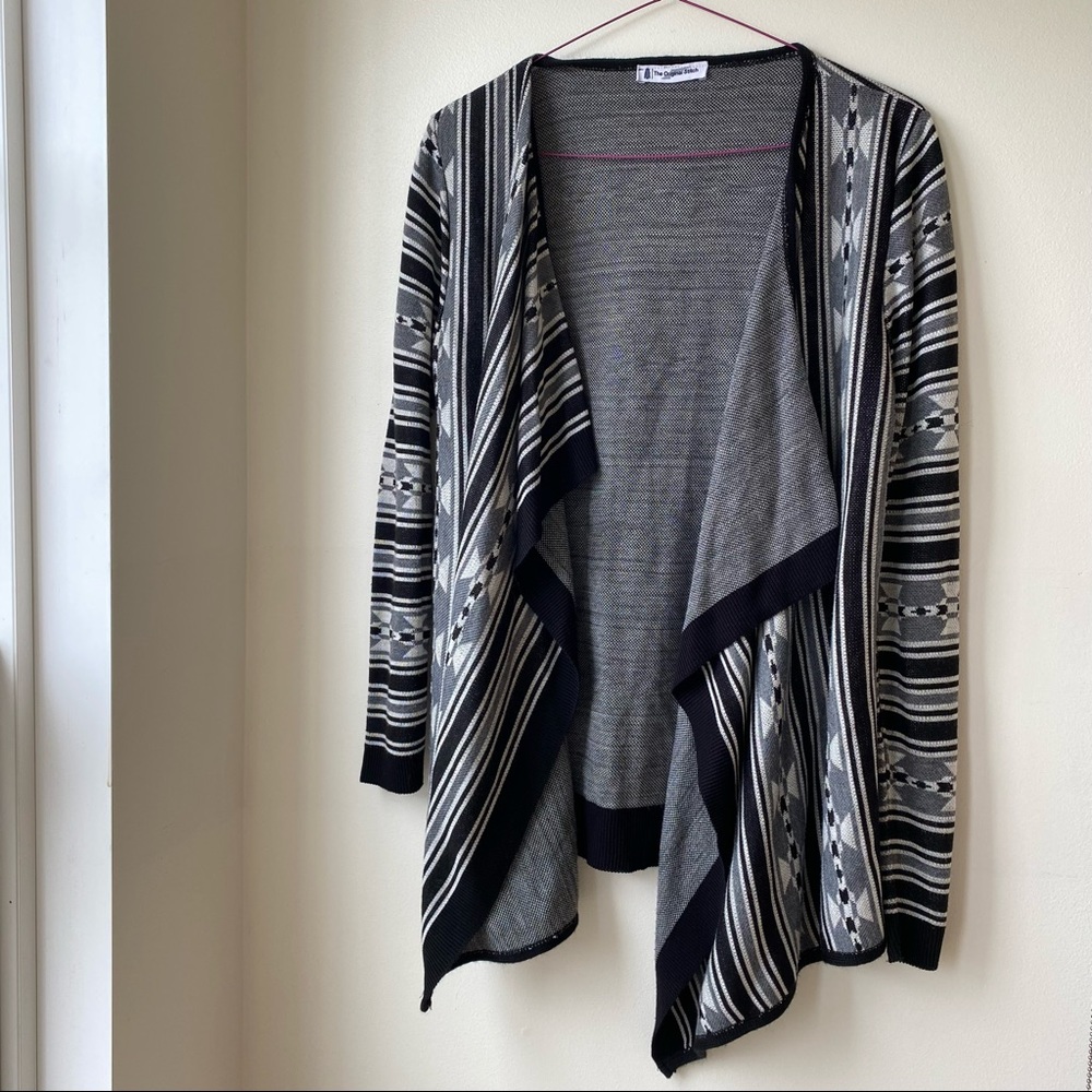 The Original Stitch Patterned Cardigan Womens Small
